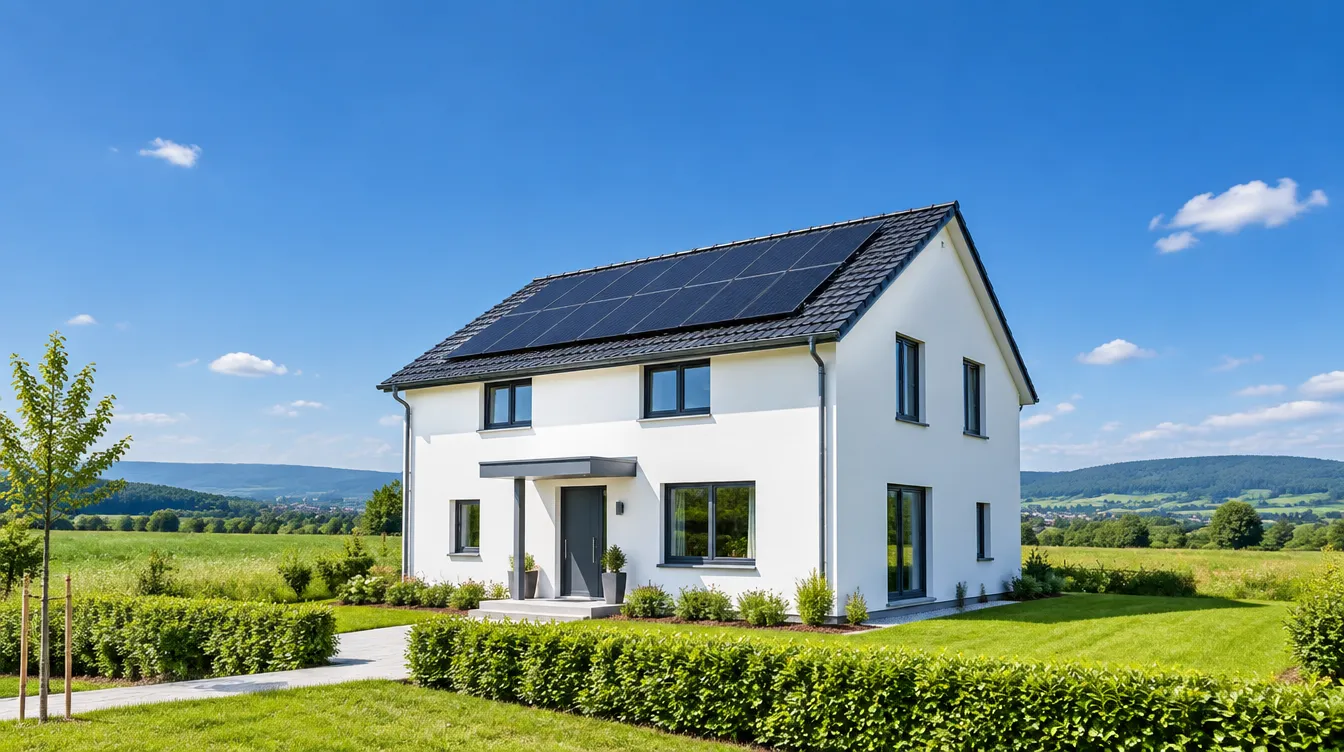 Einfamilienhaus mit Solaranlage